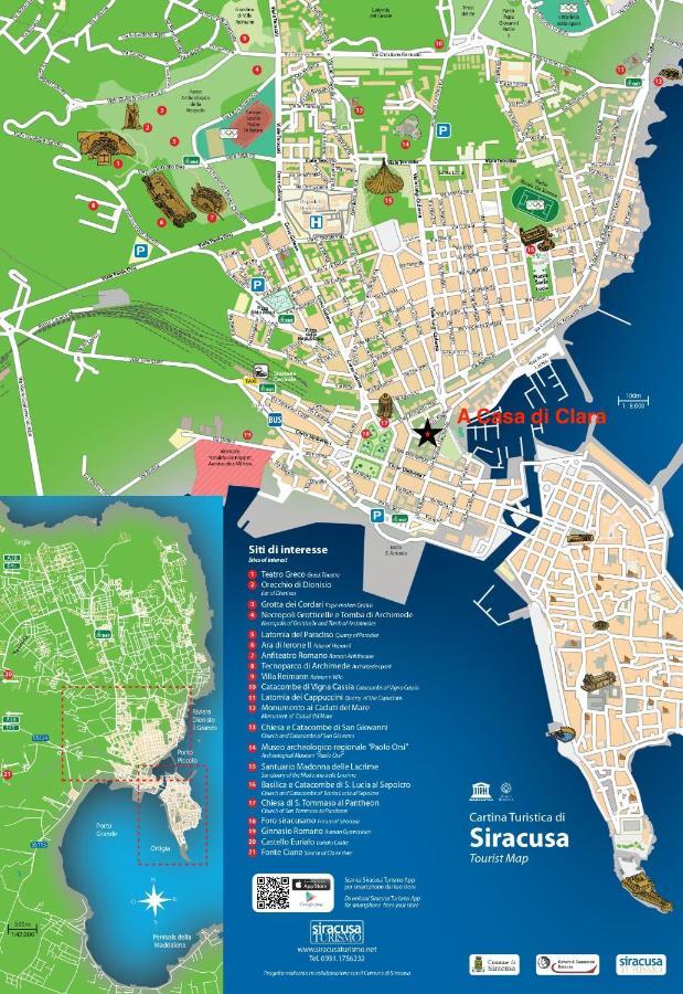 锡拉库扎A Casa Di Clara公寓 外观 照片